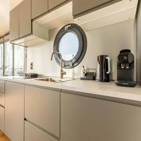 Houseboat In Marina *