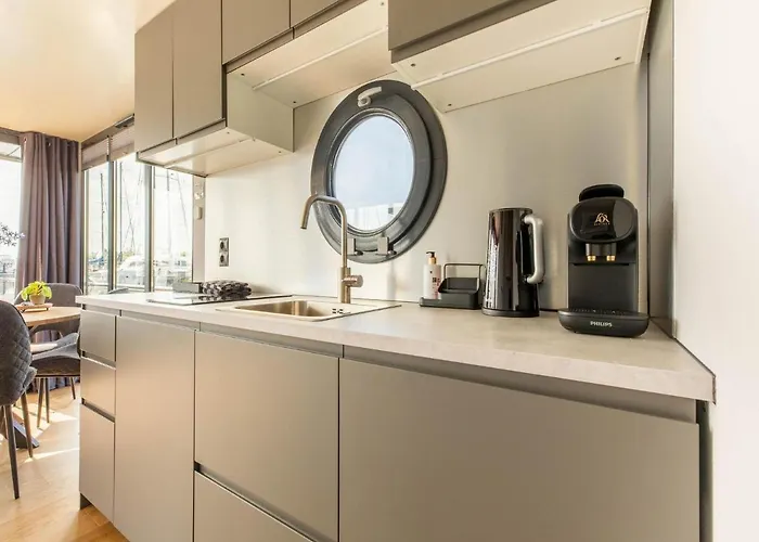 Houseboat In Marina *